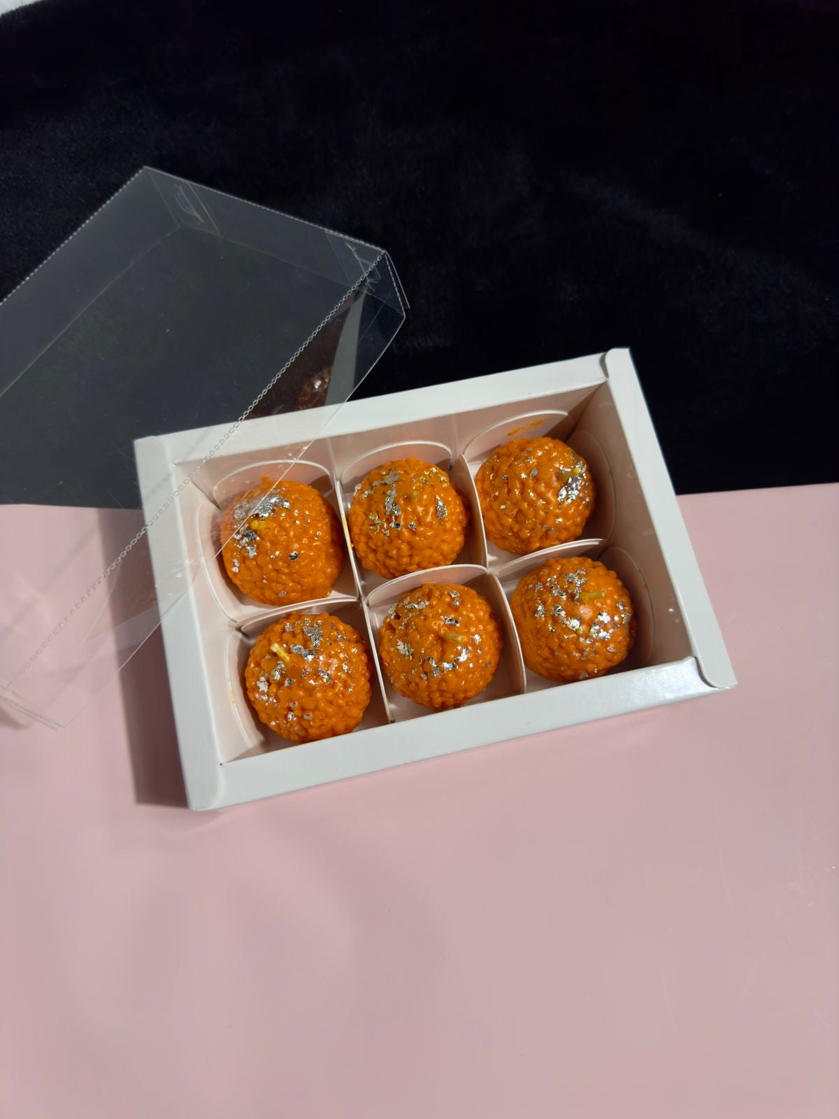 White 6 Cavity Box I Ladoo I Mini Bubble I Urli PO05