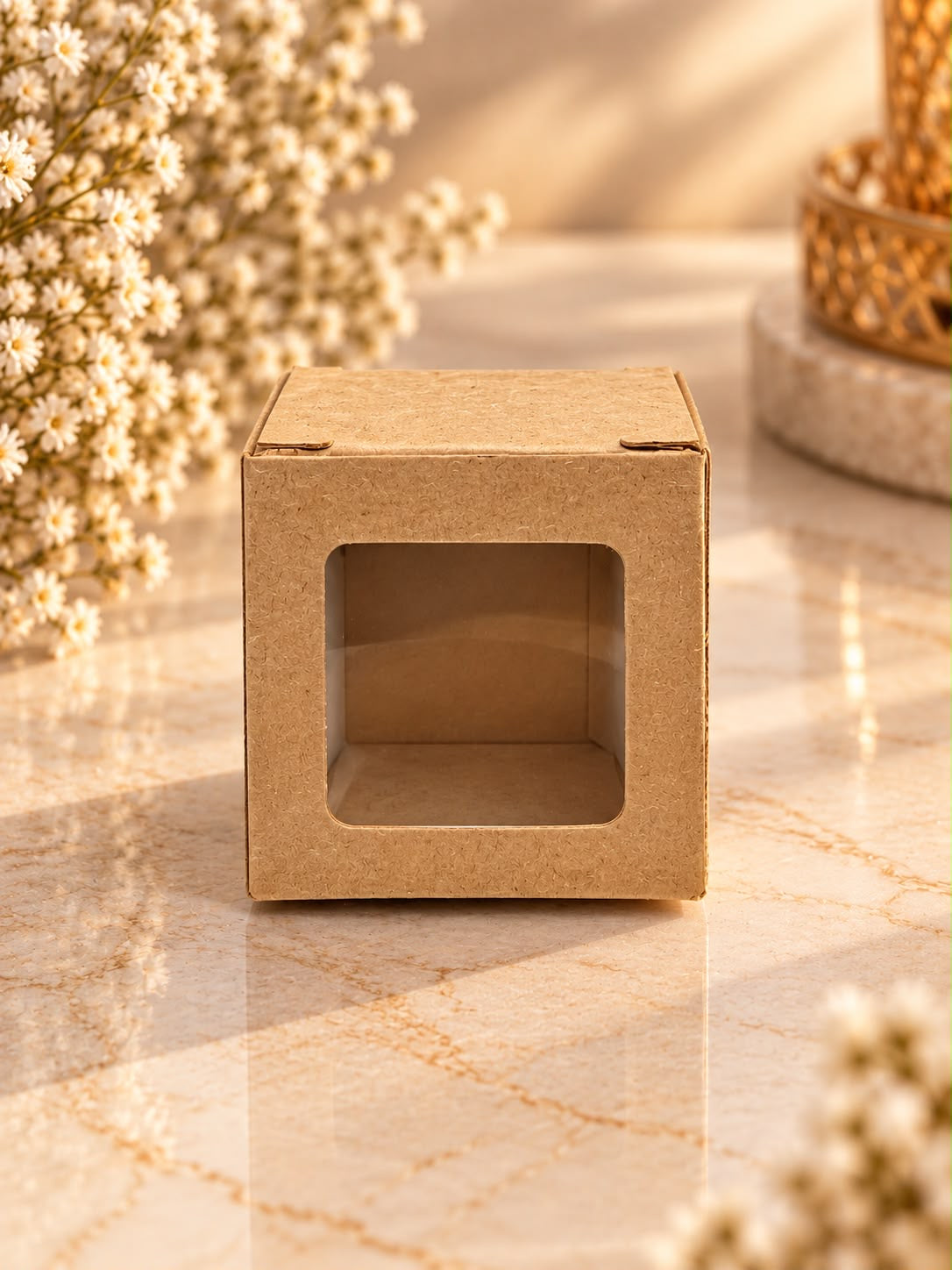 Small Box | 1 Laddu | 1 mini bubble candle