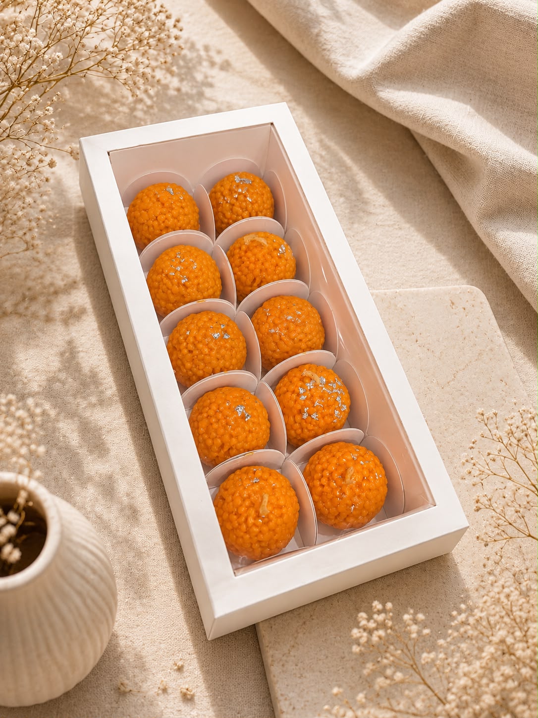 10 Cavity Box I Ladoo I Mini Bubble I Tealight Box |Multipurpose PO58