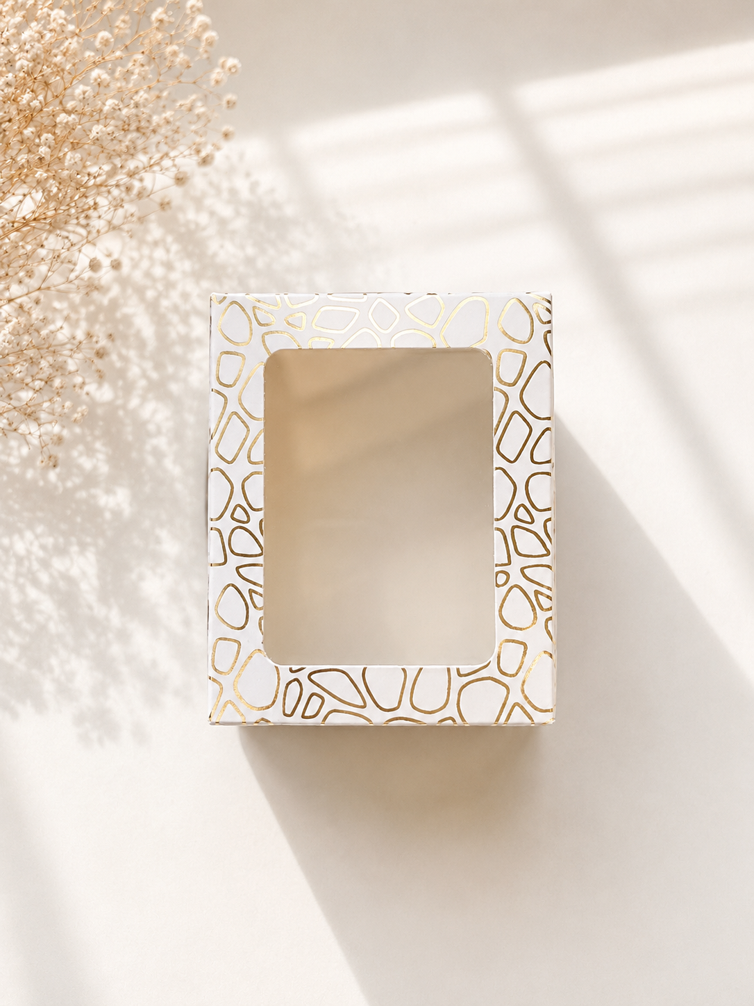 Jar | Big Candle | White Front Design Candle Box PO30