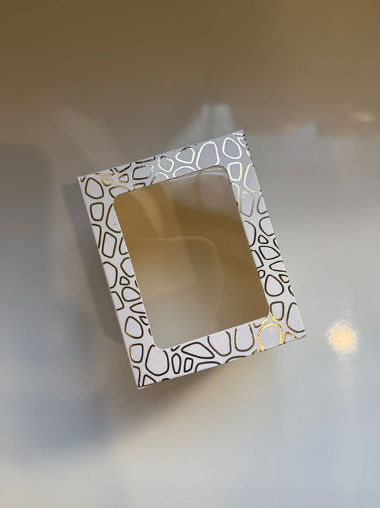 Jar | Big Candle | White Front Design Candle Box PO30