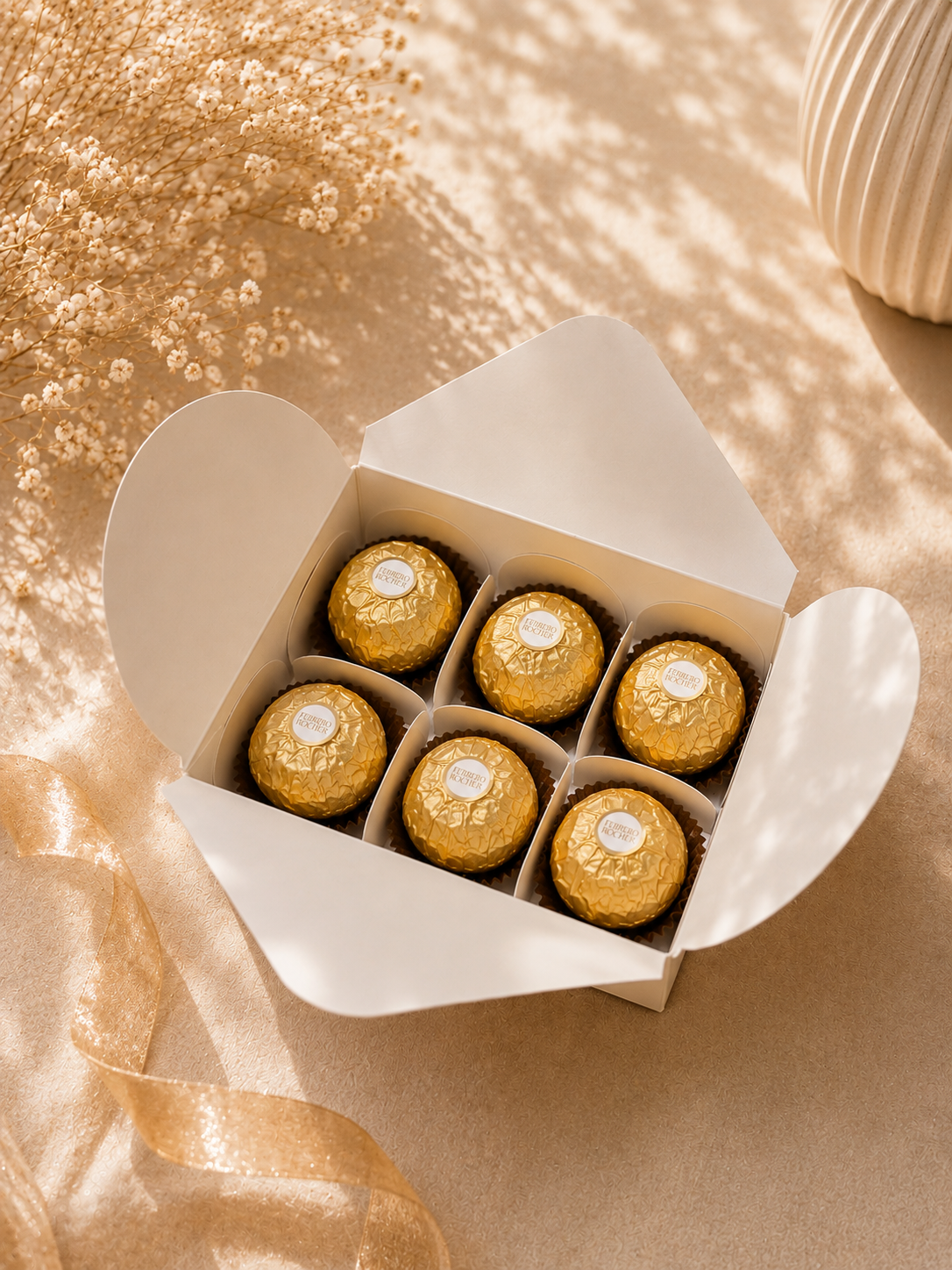 6 Cavity Chocolate Envelope Box