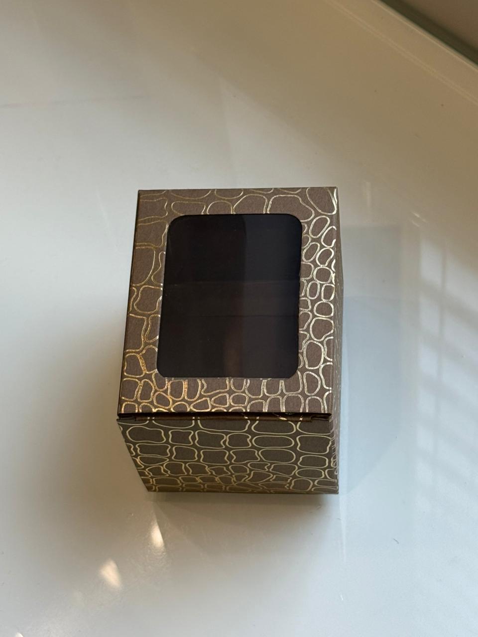 Jar | Big Candle | Brown Designer Candle Box PO26