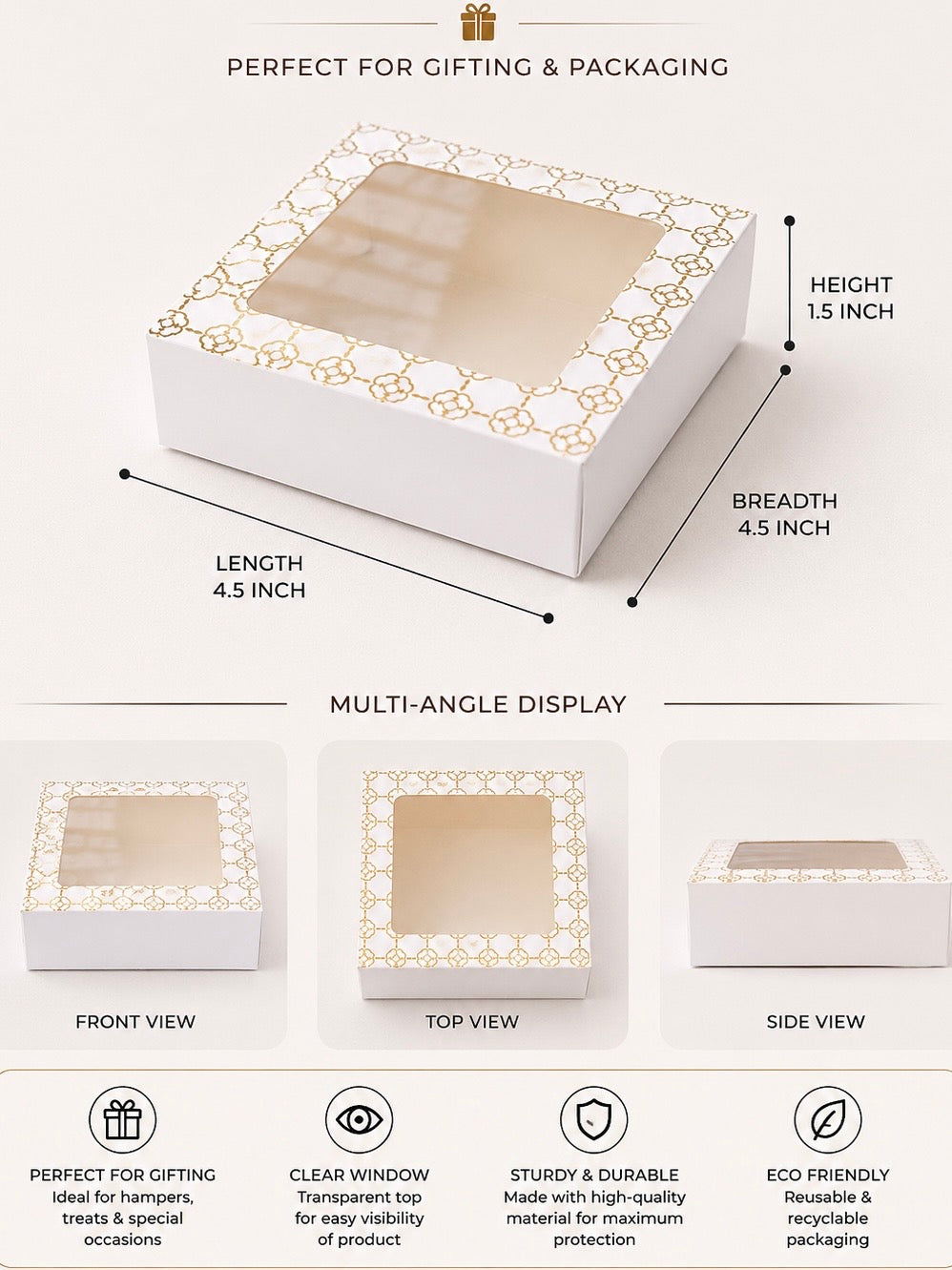 Urli | Heart | White Designer Box PO38