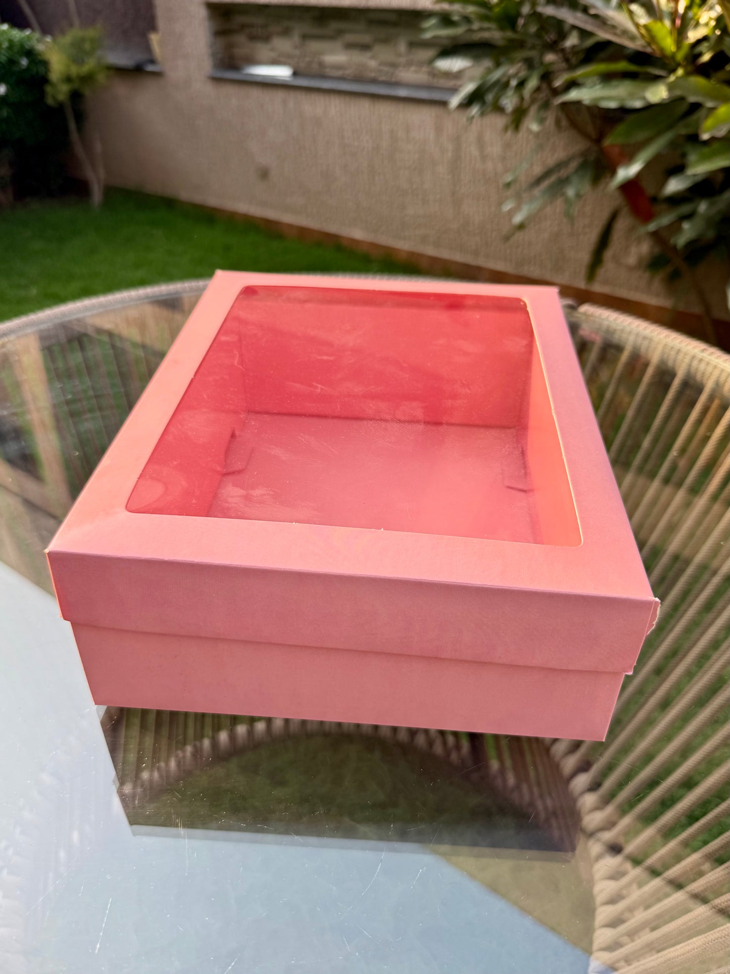 Hamper Box Pink  10x8x3.5 PO44