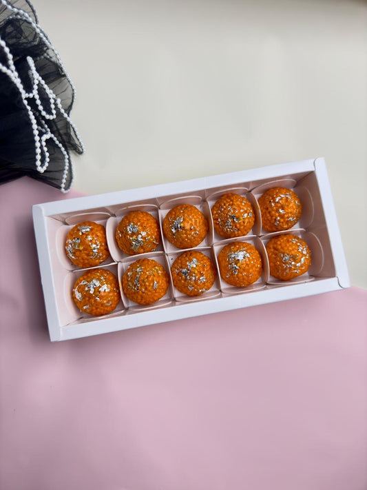 White 10 Cavity Box I Ladoo I Mini Bubble I Multipurpose PO06