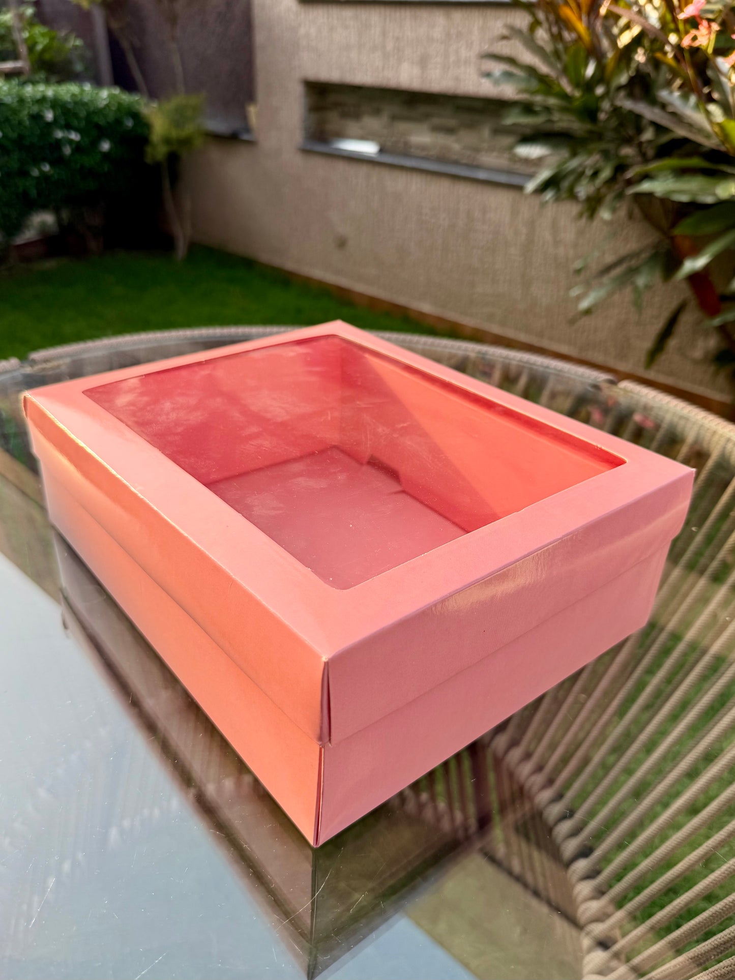 Hamper Box Pink  10x8x3.5 PO44