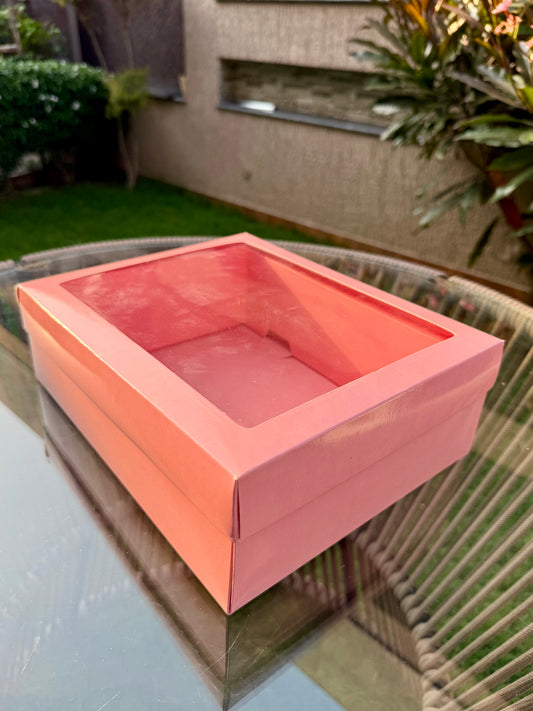 Hamper Box Pink  10x8x3.5 PO44