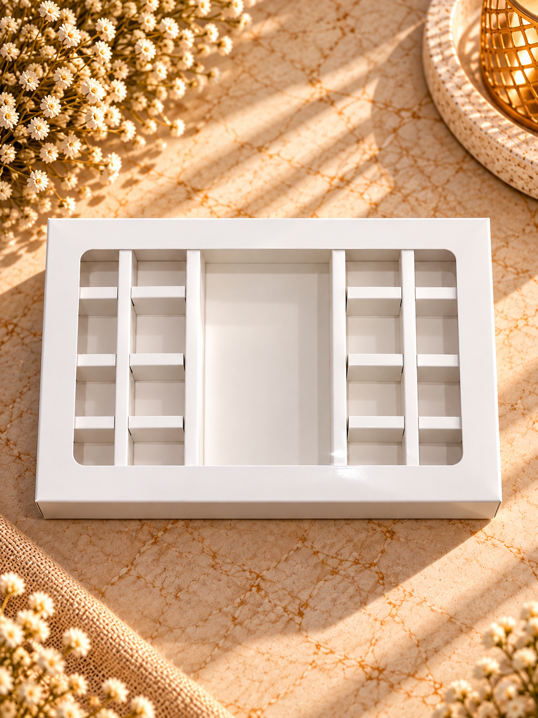 Premium Hamper Box Big | 16 cavity + 1 Bar | PO84