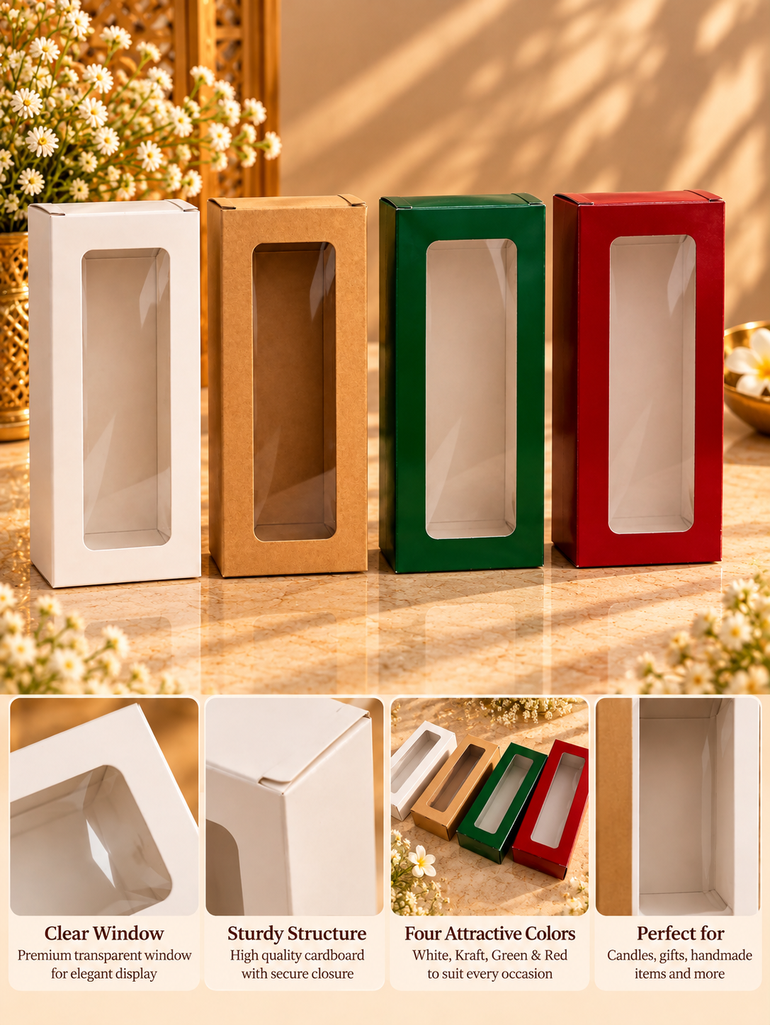 Tealight | 3 Daisy Box (M)