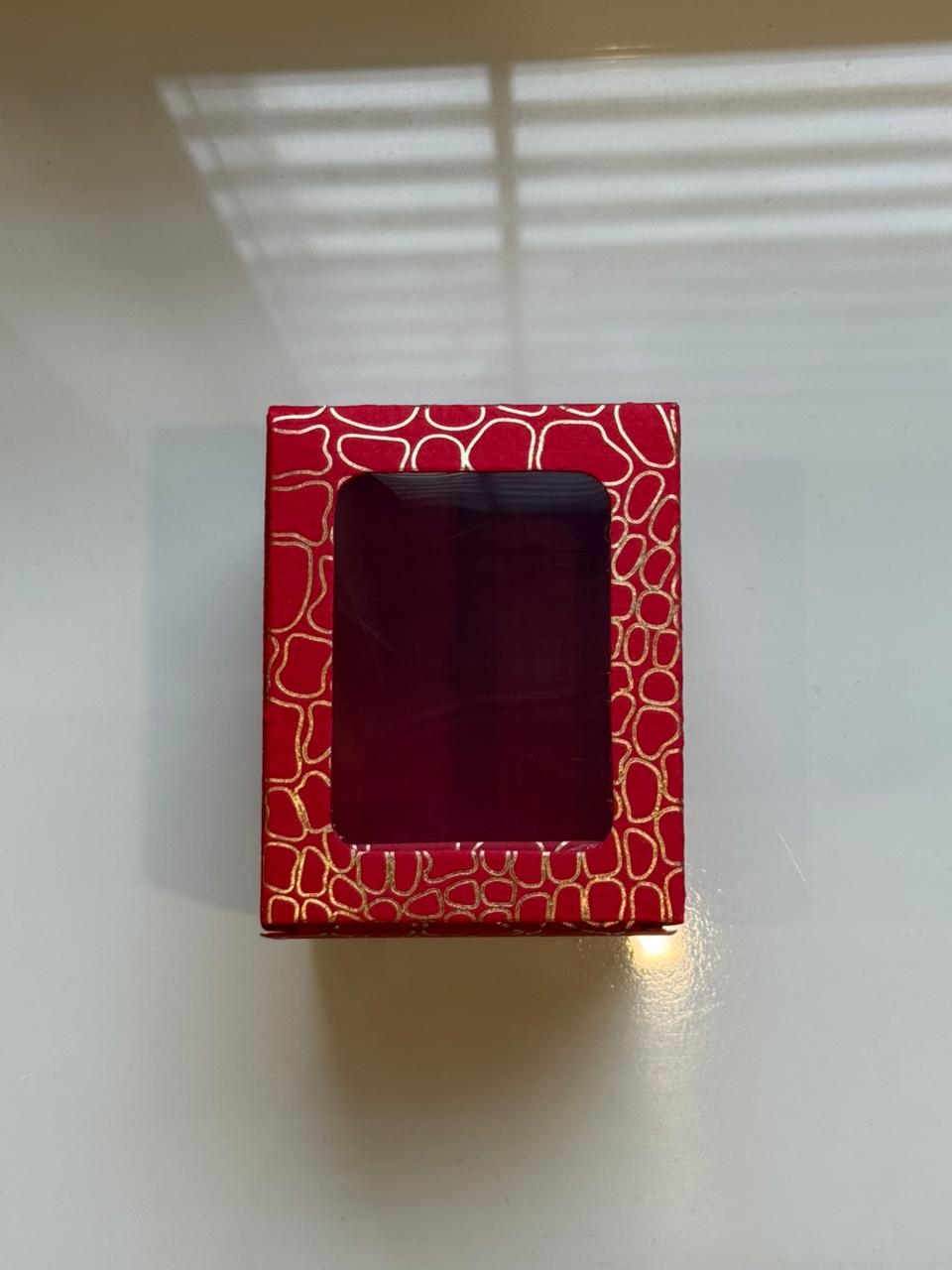Jar | Big Candle | Red Designer Candle Box PO25