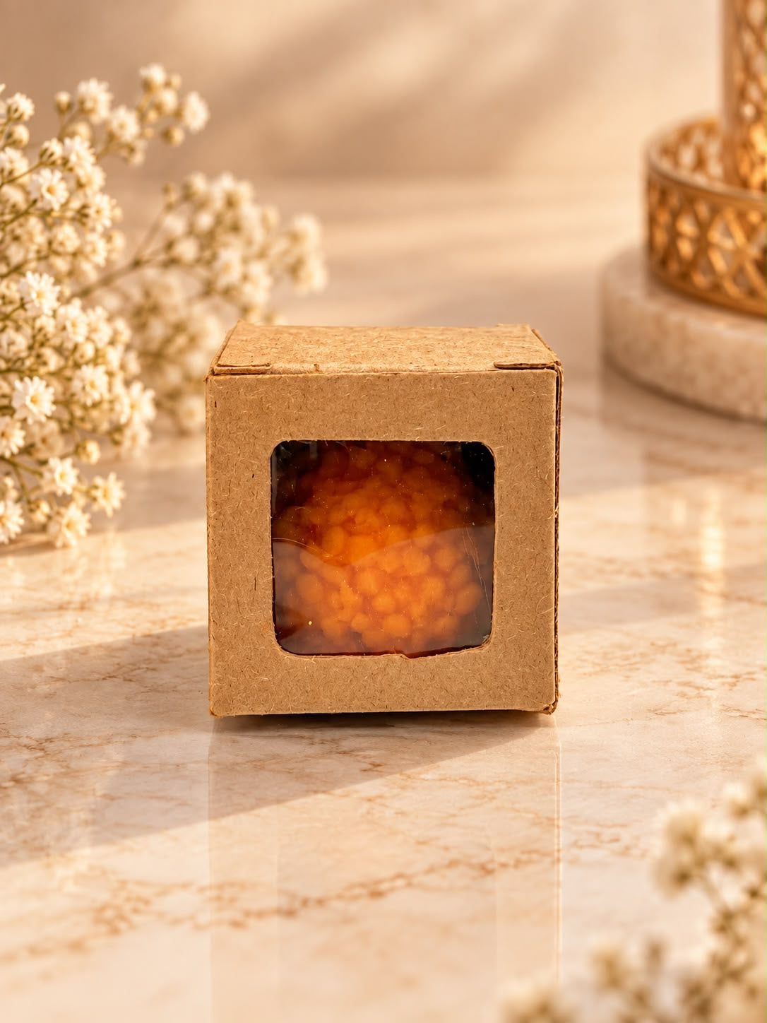 Small Box | 1 Laddu | 1 mini bubble candle